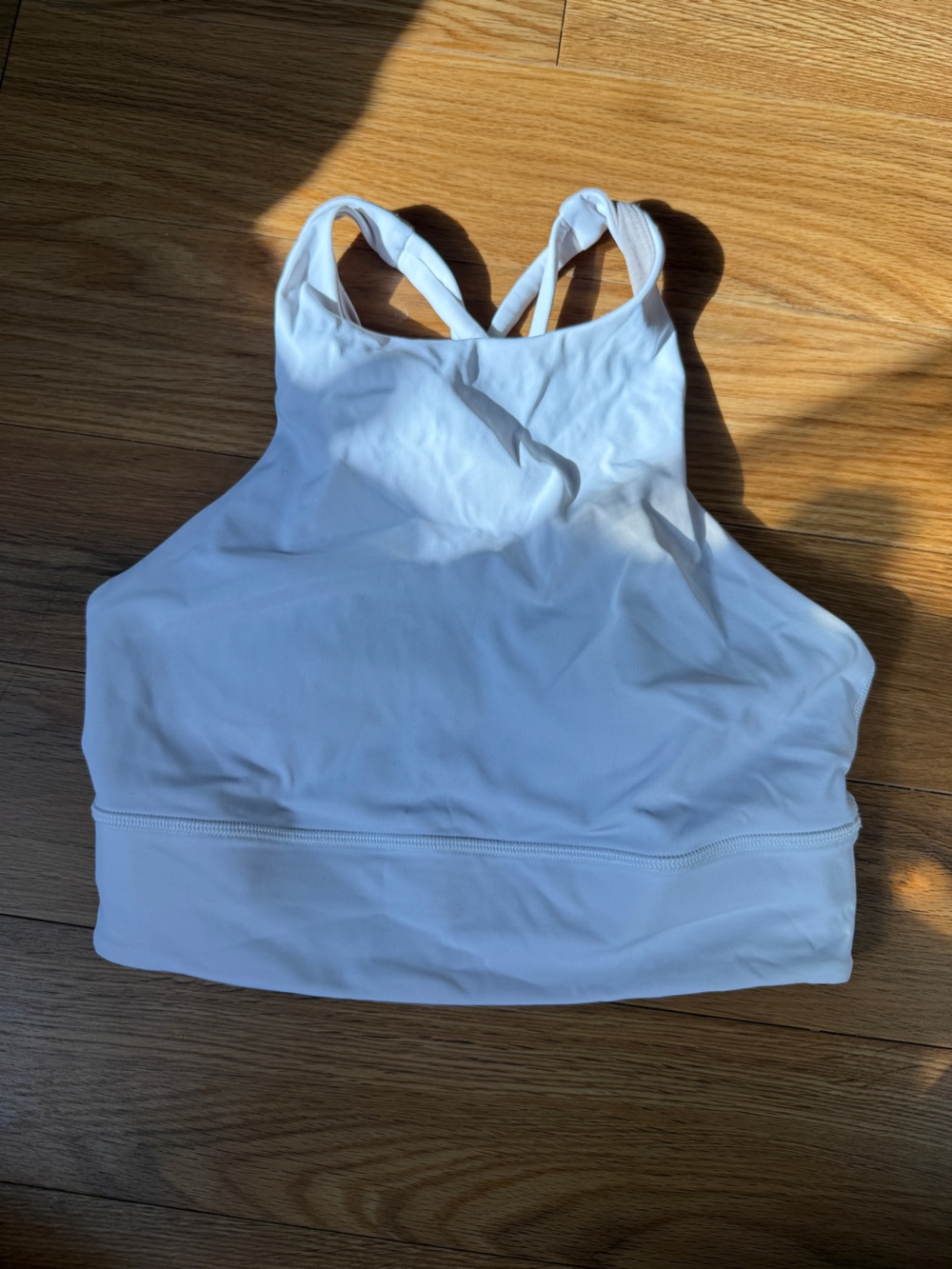 lululemon athletica White High-Neck Sports Bra